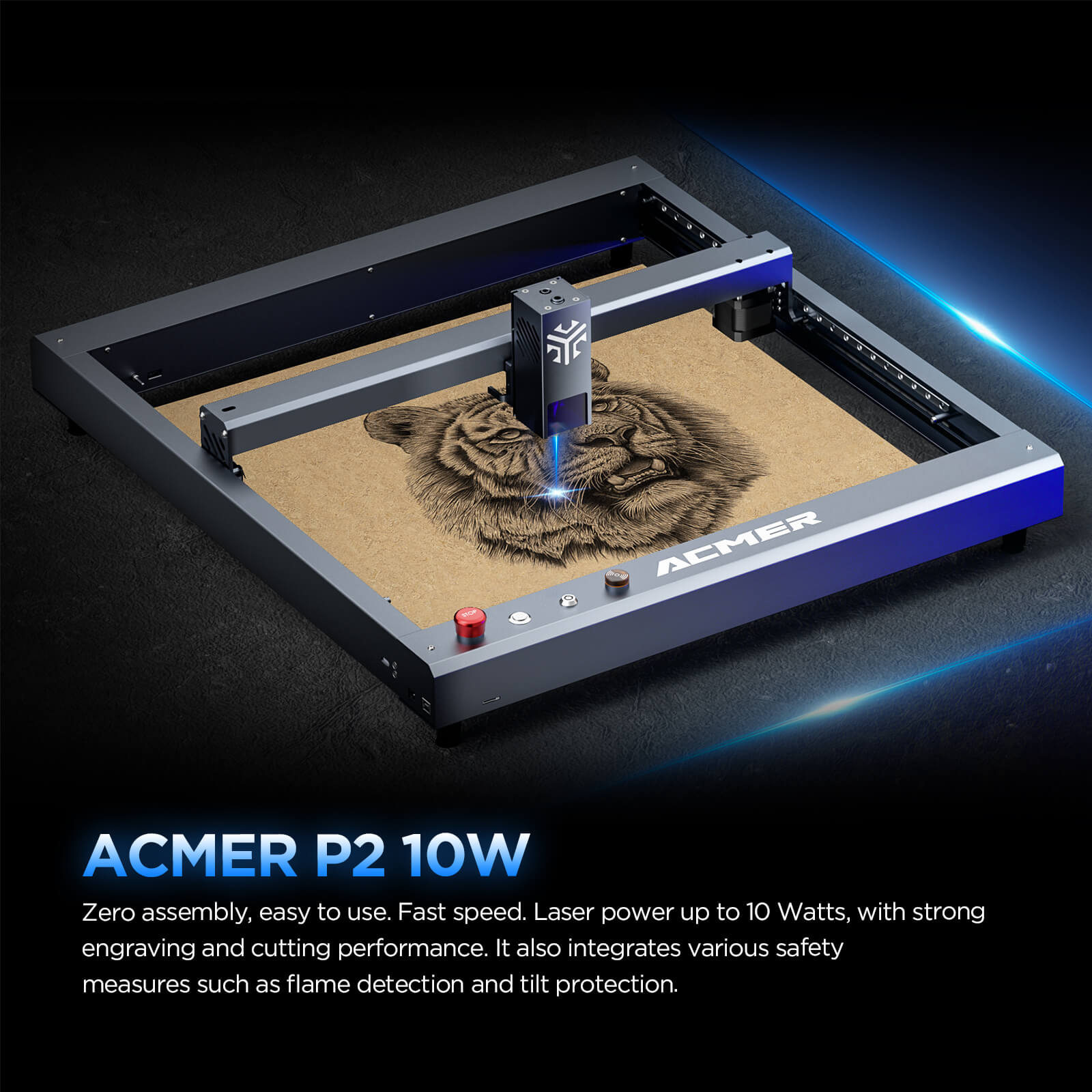 Grabador láser Acmer P2 10W