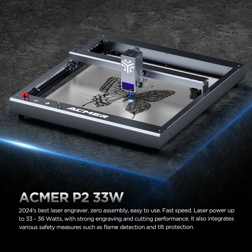 Acmer P2 33W Lasergravierer