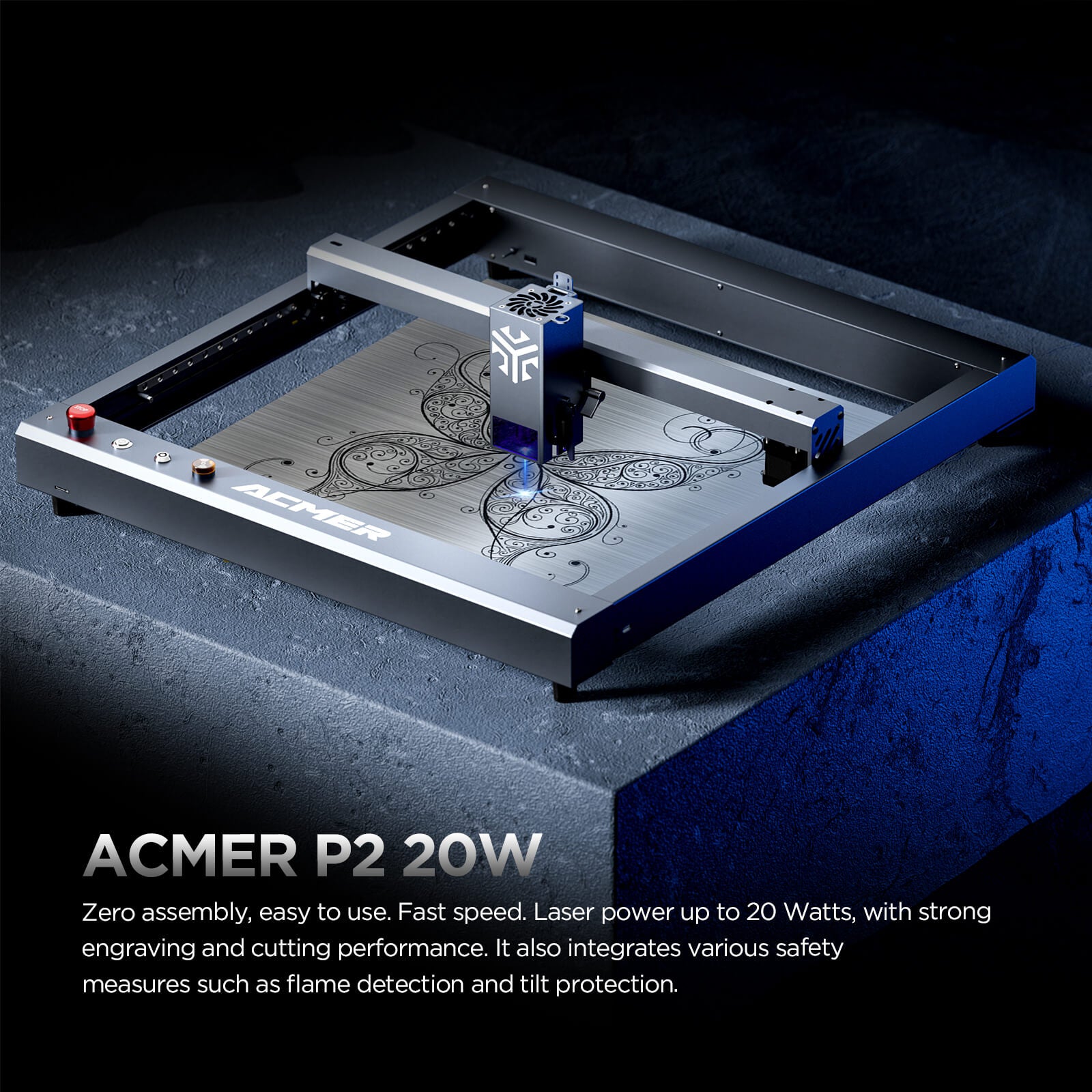 Grabador láser Acmer P2 20W