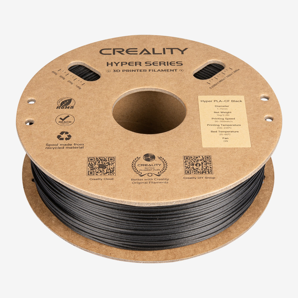 Creality FDM Filamento Hyper PLA-CF negro